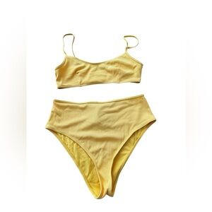 Forever 21 Yellow High Waisted Bikini